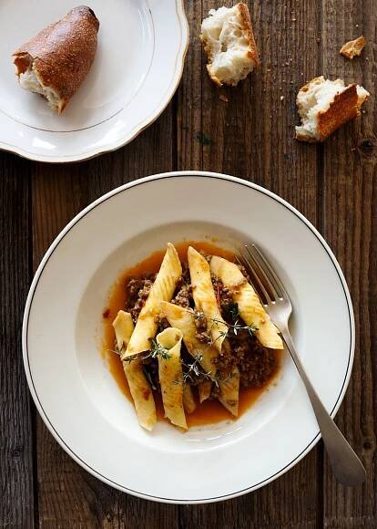 Garganelli with Lamb Ragù