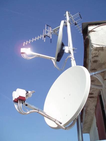 Satelitní systém a společná televizní anténa Koterovská 99 Plzeň Slovany | JBtechnology.cz