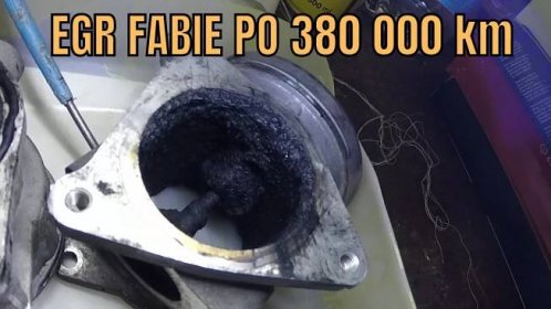 Čištění EGR ventilu po 380 000 km - Škoda Fabia II chcípá