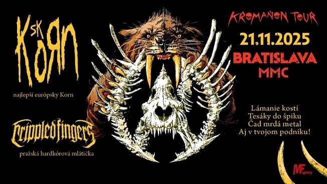 ČAD KROMAŇON TOUR | Bratislava | TicketLIVE - Naživo je to najlepšie 