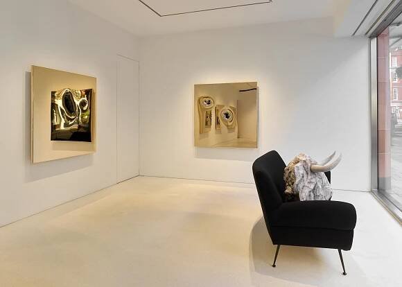 Installation view. Artwork © Maurizio Cattelan. Photo: Prudence Cuming Associates Ltd