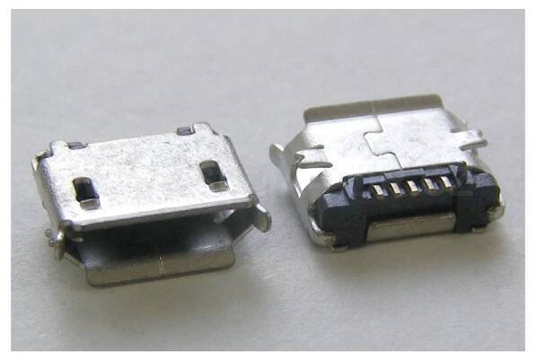 konektor micro USB B 5 pin female 6