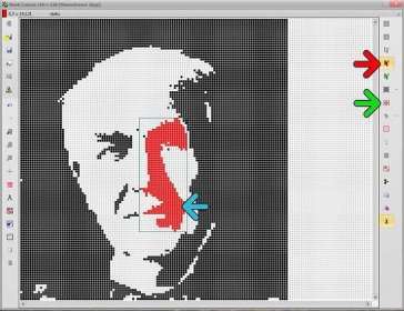 Bitmap2LCD : Example of moving a group of pixels - Bitmap2LCD Software Tool Blog :: about GLCD displays and Programming