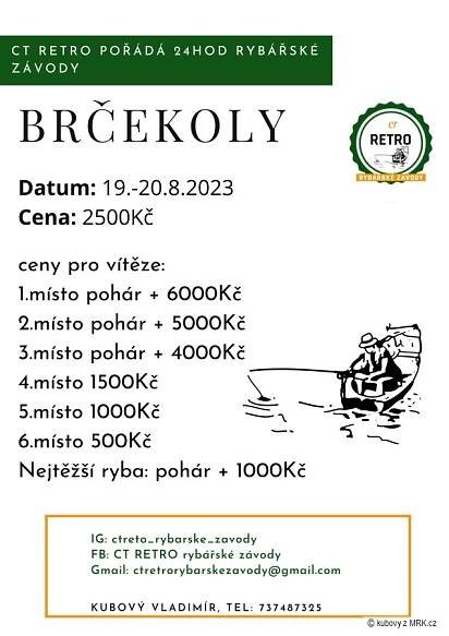 Kalendář akcí - OBSAZENO ! CT RETRO 24hod rybářské závody Brčekoly 19.-20.8.2023 | MRK.cz