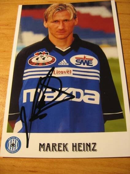# Marek Heinz - Olomouc - orig. autogram
