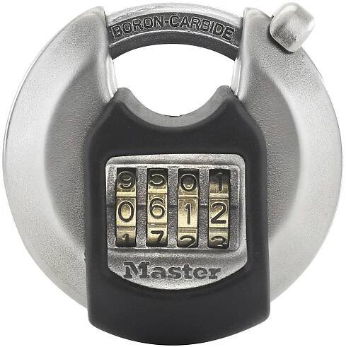 Master Lock P23615 visací zámek stříbrná, černá : Půhy.cz