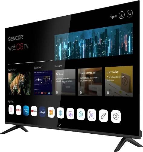 Televize Sencor SLE 55US801TCSB
