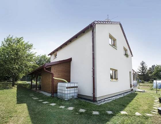 Montovaný rodinný dům - realizace dřevostavby Přerov. Dřevostavba 174 