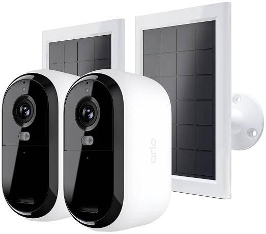 ARLO BUNDLE ESSENTIAL2 2K OUTDOOR CAMERA 2-PACK + 2-SOLAR PANEL VMK3250-100EUS IP-sada bezpečnostní kamery se 2 kamerami