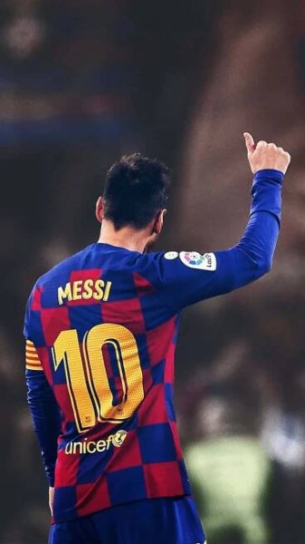 Image  'Lionel Messi, King of Football' Wallpaper