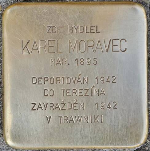 Soubor:Stolperstein für Karel Moravec (Kutna Hora).jpg