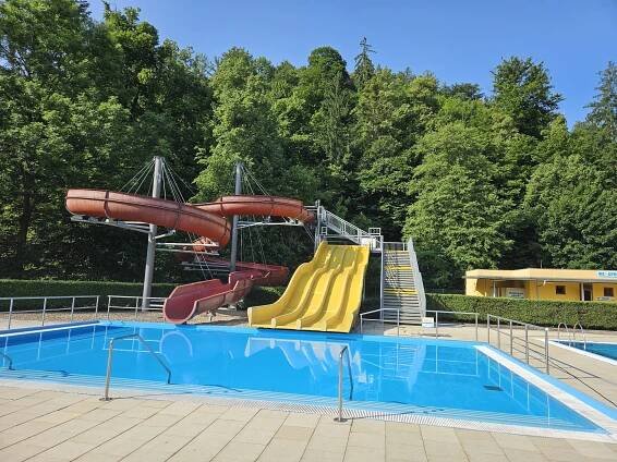 Dohřev vody a aquafitness na koupališti Červenka: Boskovice
