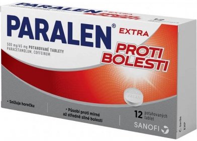Paralen Extra proti bolesti potahované tablety 12 ks - ProAsist