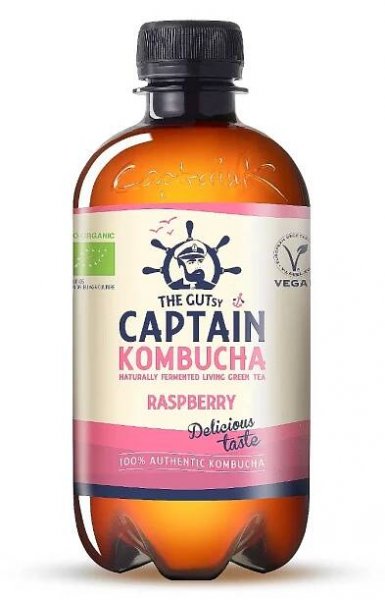 Captain Kombucha Malina BIO 400 ml