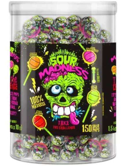 Argo Sour Madness lízátko 10g (150)