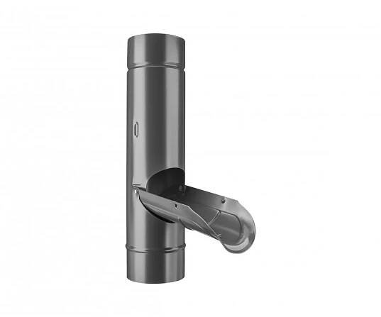 Zachytávač vody pozinkovaný FeZn Lakovaný RAL 7016 antracit ⌀120mm
