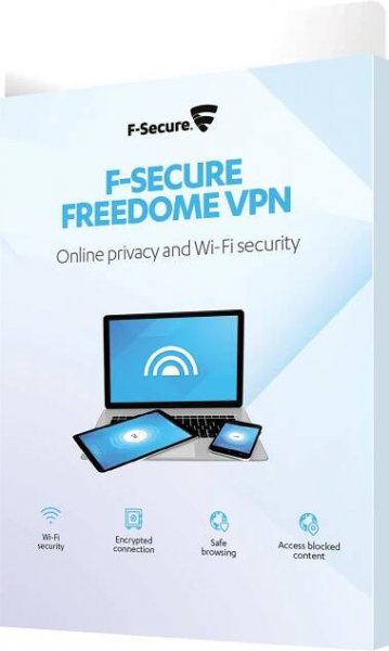 F-Secure VPN, 3 zařízení / 1 rok (elektronická licence)