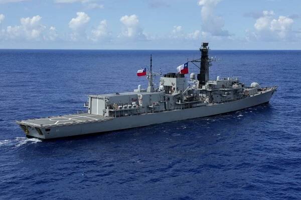 The Chilean Navy celebrated a new anniversary of the incorporation of the Type 23 Frigate "Almirante Lynch"%