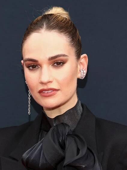 Lily James - Golden Globes