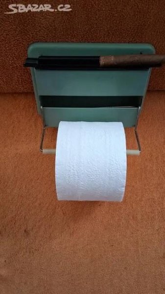 Retro držák na toaletní papír - Mnich, Mirotín - Bazar