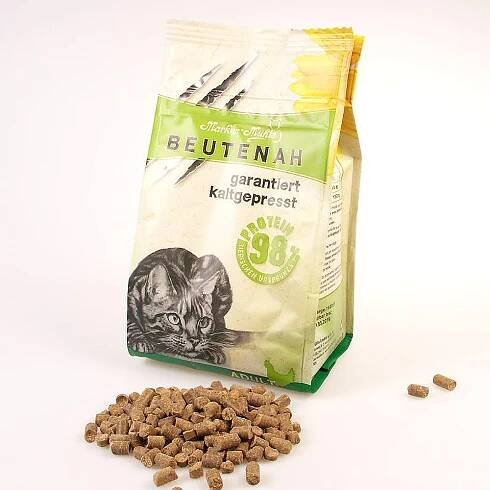 Granule lisované za studena pro kočky BEUTENAH 400g..