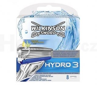 Wilkinson Sword Hydro 3 hlavice, 8 ks - Holime.cz