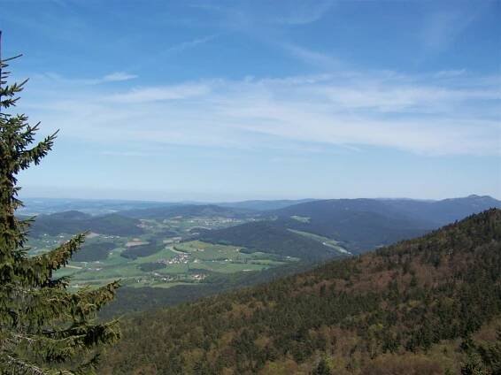 hany.info - Výstup na Schwarzriegel (1079 m), Hohenbogen, Neukirchen beim Heiligen Blut, Šumava, národní park