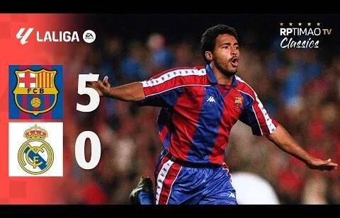 Barcelona 5 x 0 Real Madrid (Romário Hat-Trick) ● La Liga 93/94 Extended Goals & Highlights HD