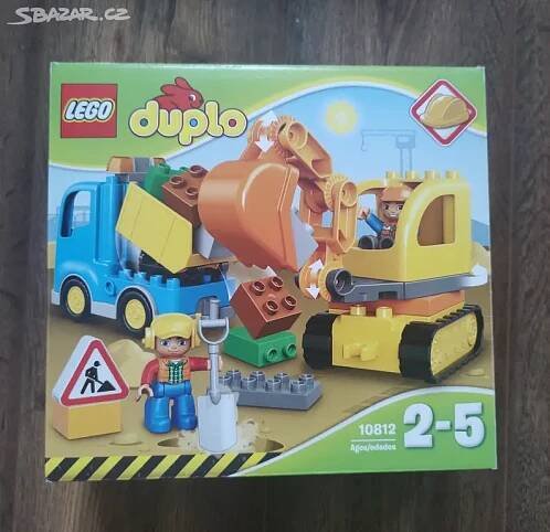 Lego Duplo 10812 pásový bagr a náklaďák