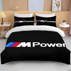 BMW M Power logo motorsport - sada povlečení na jedno lůžko - Bytový textil