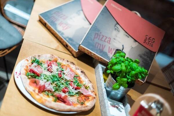 app brand logo Pizza print Web