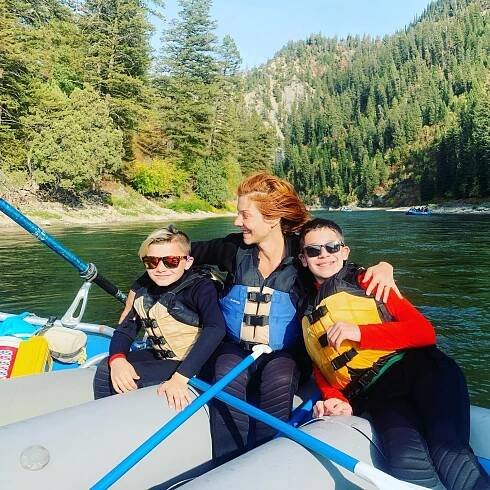 Row, row, row your boat 🚣‍♂️ #whitewaterrafting #snakeriver #paddle #wyoming