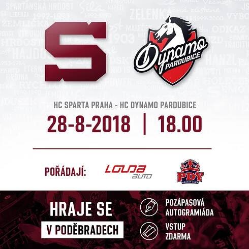 HC Sparta Praha » Spartu čeká opět Dynamo, nyní v Poděbradech