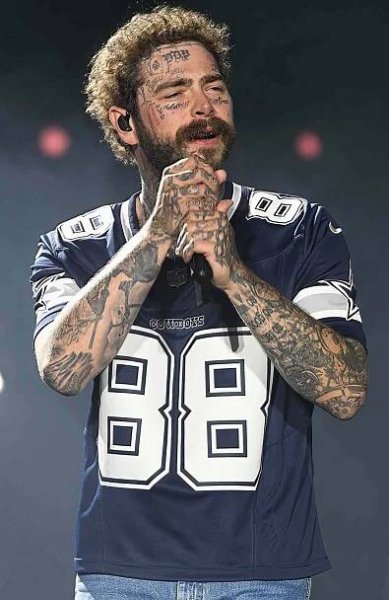 Post Malone performs onstage during Sziget Festival