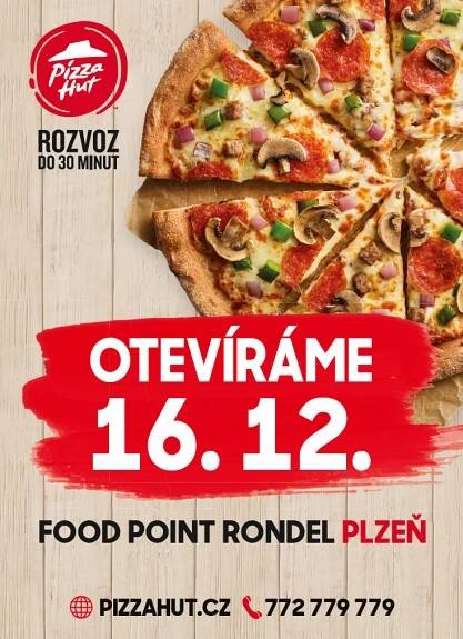 Pizza Hut otevřela novou pobočku – v Plzni – OKO24