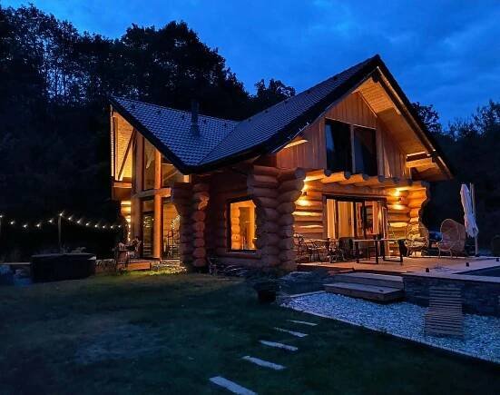 Candian cabin&spa, pronájem srubu Těšíkov - ubytování Jeseníky, 5636 - ID 5636