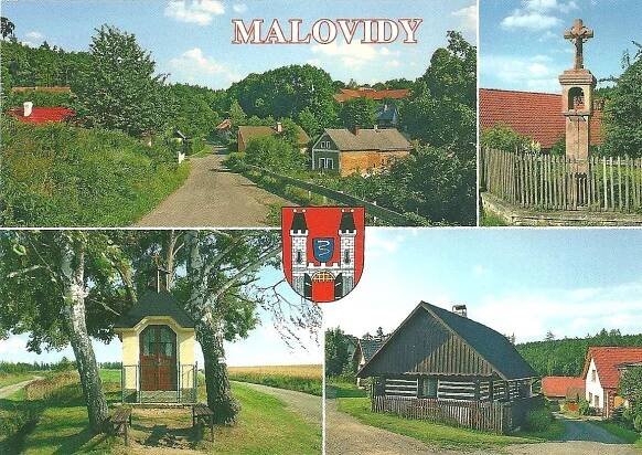 Malovidy erb ok. bar. Rataje nad Sázavou - Pohlednice místopis