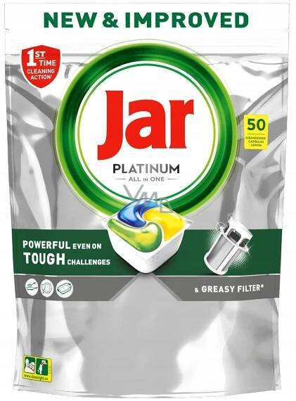 Jar Platinum All in One Lemon kapsle do myčky nádobí