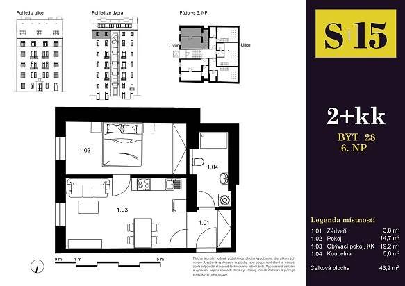 Prodej byty 2+kk, 43 m2 - Praha - Smíchov | Reality.iDNES.cz 