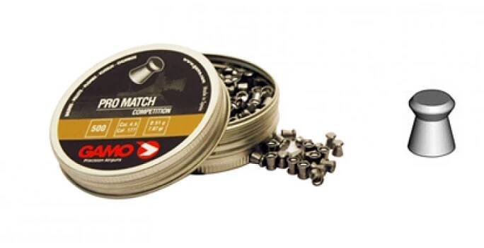 Střelivo | Diabolo Gamo Pro Match 250ks cal.4,5mm | Vzduchovky Airsoft Kuše Luky e-shop