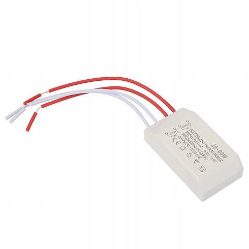 ELEKTRONICKÝ TRANSFORMÁTOR MĚNIČ NAPĚTÍ 220 V na 12 V 20-60 W