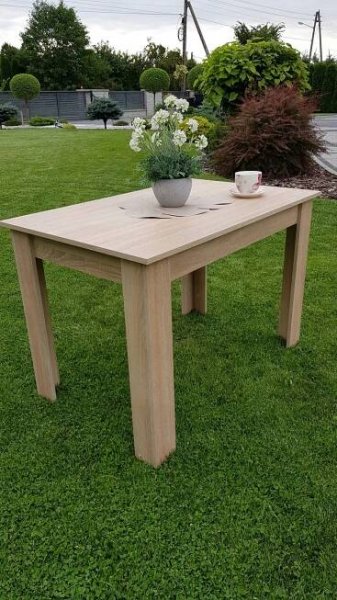 STŮL KUCHYŇSKÁ LAVICE DO JÍDELNY OBÝVACÍHO POKOJE DŘEVĚNÝ ELEGANTNÍ SONOMA Tloušťka desky stolu 1.6 cm