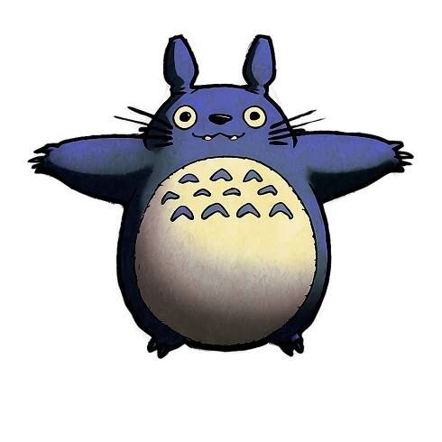 Flying Totoro Artwork Png Jrp PNG