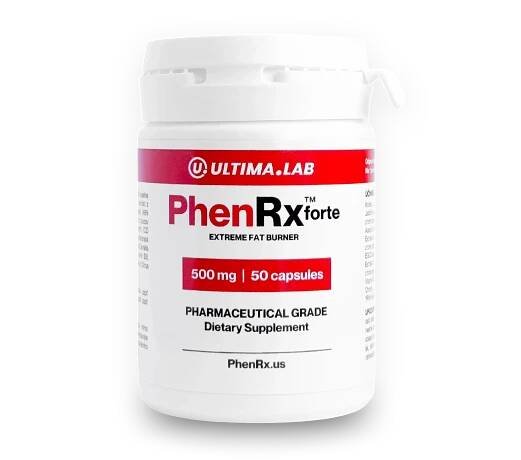 Spaľovač PhenRx forte 500mg (1×50 kaps.) - SPAĽOVAČETUKU.SK