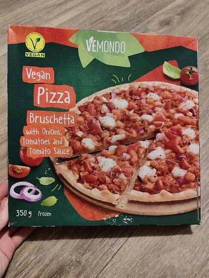 Podrobné informace o potravině Veganská pizza Bruschetta