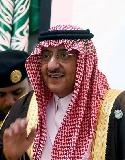 Saudi Crown Prince Mohammed Bin Nayef, the interior minister, attends the 34rd session of the Council of Arab Interior Ministers in Tunis