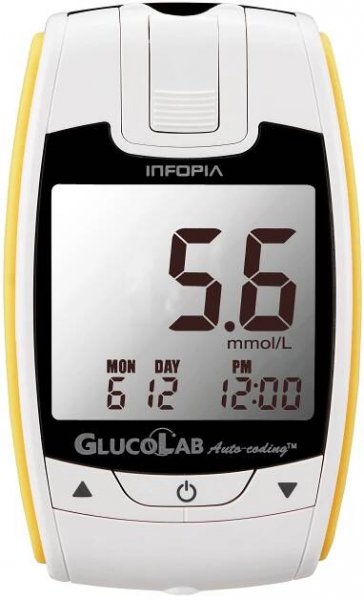 Glucolab Glukometr s 25 ks testovacích proužků + 25 lancet