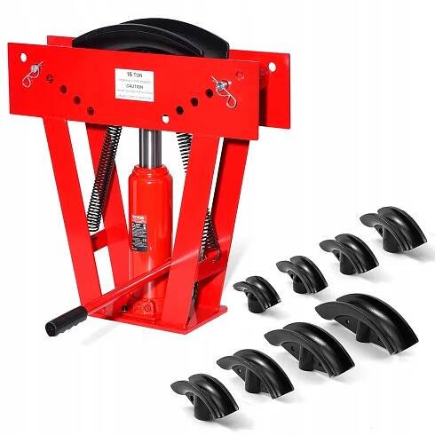 Hydraulická ohýbačka rúrok VEVOR, 16-tonová manuálna ohýbačka rúrok s 8 matricami Druh hydraulický ohýbací stroj