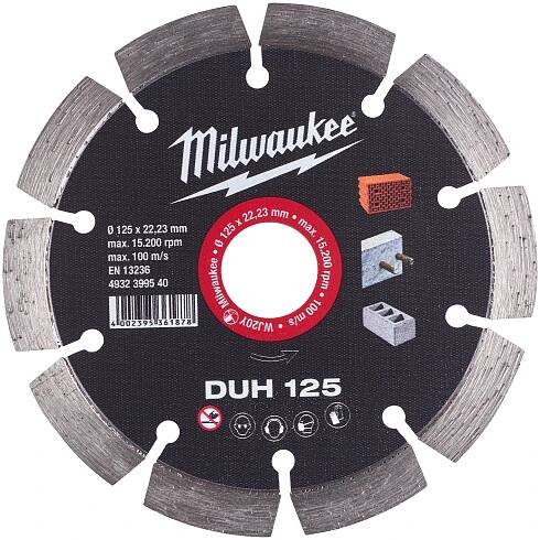Diamantový kotouč MILWAUKEE DUH – 125mm