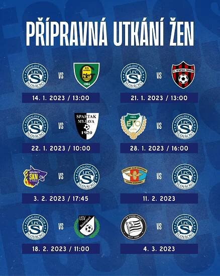 Ženy v pondělí zahájily přípravu. Čeká je osm přípravných utkání - 1.FC Slovácko